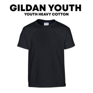 Gildan Youth Heavy Cotton T-Shirt 5000B - 10"x13" Print