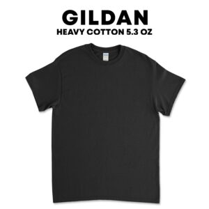 Gildan Unisex Heavy Cotton T-Shirt 5000 - 16"x21" Print