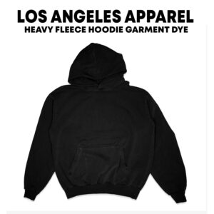 Los Angeles Apparel HF09 Heavy Fleece Hoodie - 16"x21" Print