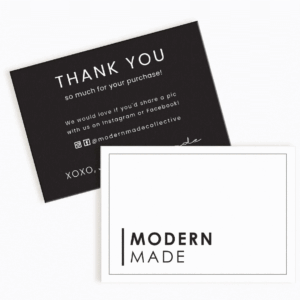 Thank You Cards - 500 pcs (3.5" x 2")